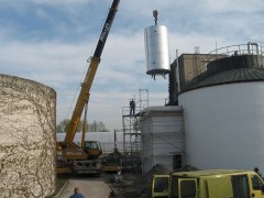 Pufferspeichereinbau 2007