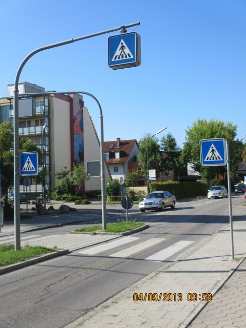 Benutzung von Fahrradüberwegen