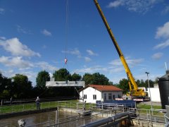 Vorklärbecken Räumer geht in Rente