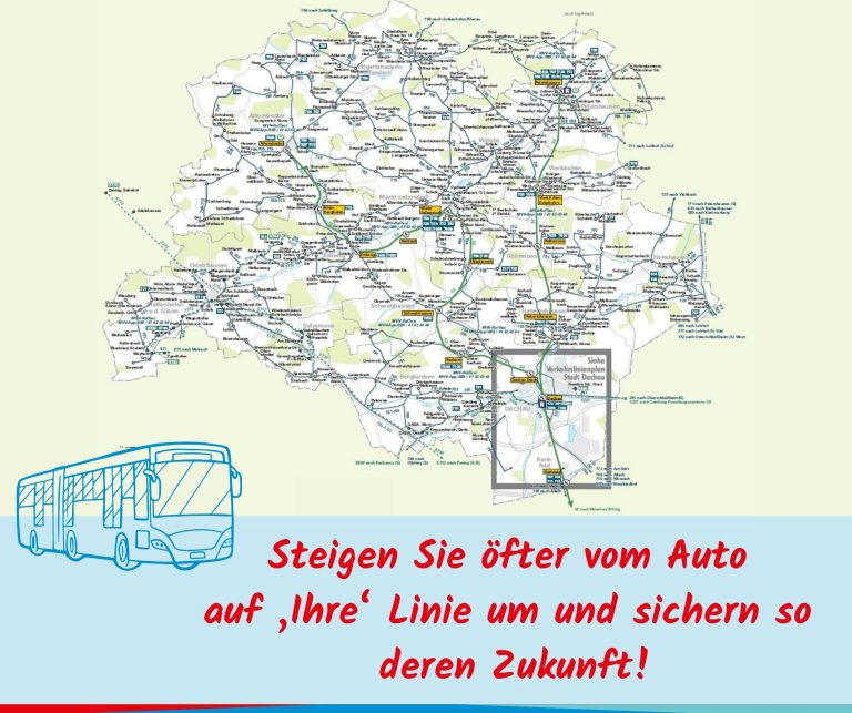 Steigen Sie öfter vom Auto in Ihre Linie um!