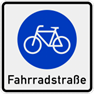 Fahrradstraße am Lärchenweg Fahrradstraße am Lärchenweg