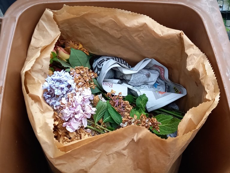 Wenn´s der Biotonne zu heiß wird