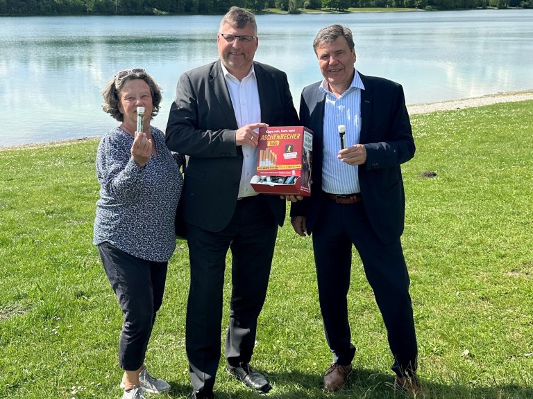 Aschenbecher To-Go seit 17. Mai 2024 erhältlich